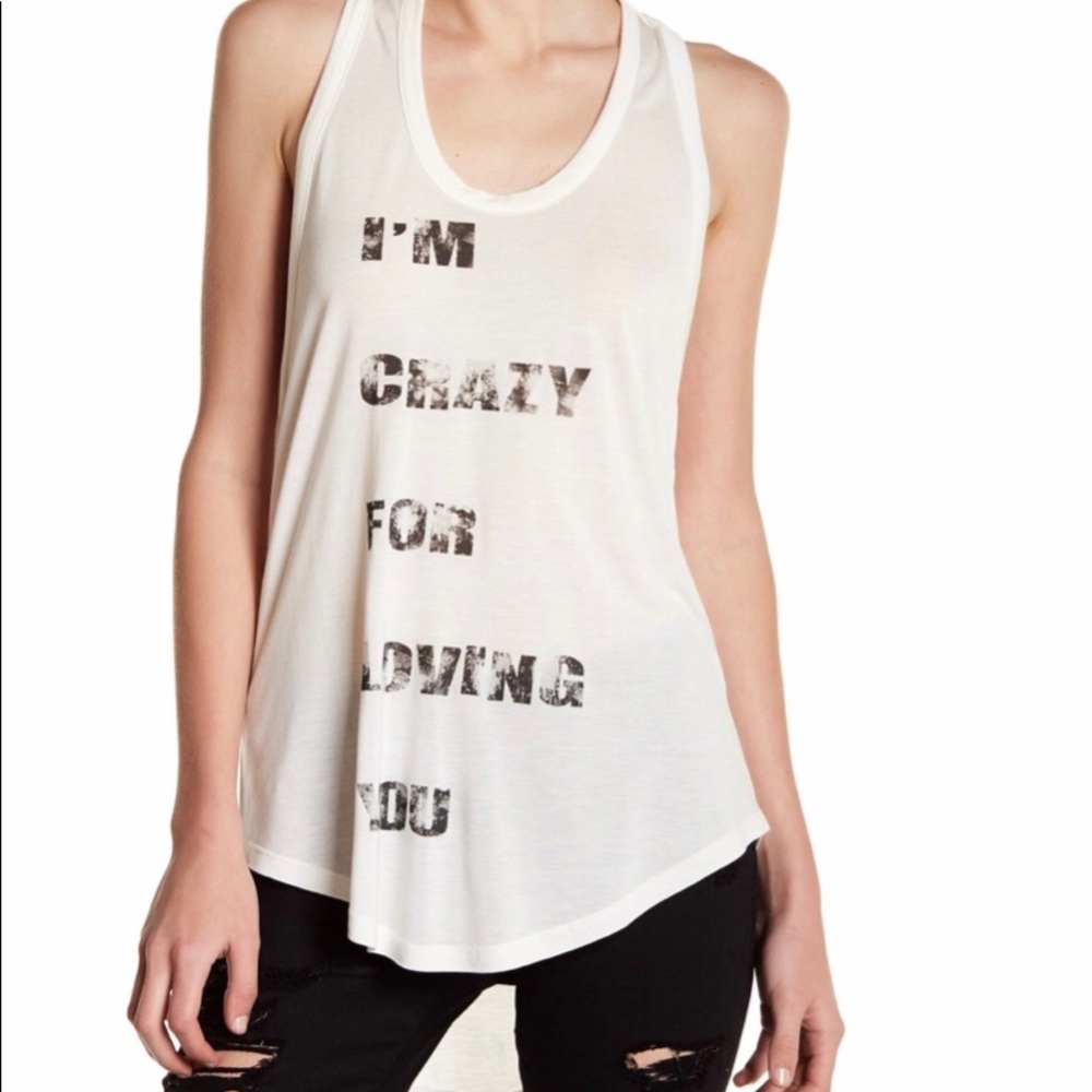 🔥Haute Hippie NWT Crazy for Loving You Tank